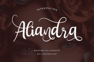 Aliandra Free Download: A Graceful Script Handwritten Font
