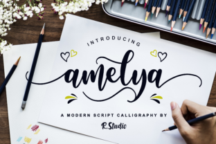 Amelya: The Classic Handwritten Font for Authentic Brand Charm