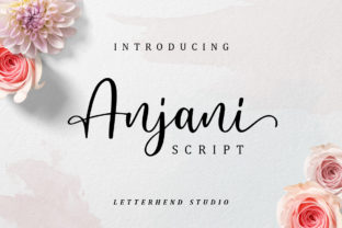 Anjani Script: A Modern Handwritten Font for Elegant Branding