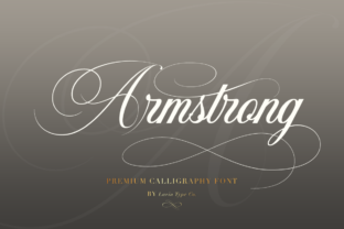 Armstrong Script Handwritten Font for Editorial Design
