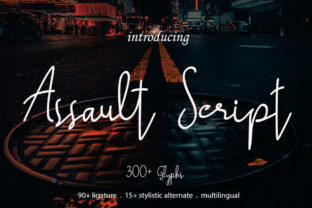 Assault Script: The Bold Handwritten Font for Authentic Branding