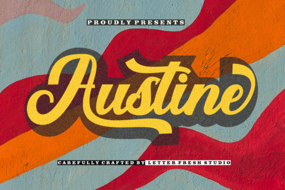Austine: A Retro Handwritten Font for Bold Editorial Design