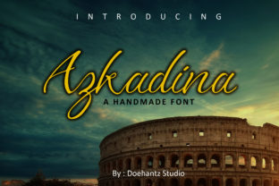 Azkadina: The Elegant Script Typeface for Modern Editorial Design