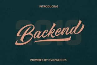 Backend: The Handwritten Font That Elevates Small Business Branding