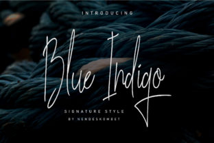 Blue Indigo: The Handwritten Font for Authentic Brand Identity