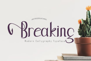 Breaking: A Charming Handwritten Font for Editorial Design