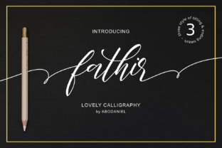 Fathir: The Brush Pen Handwritten Font for Romantic Digital Branding