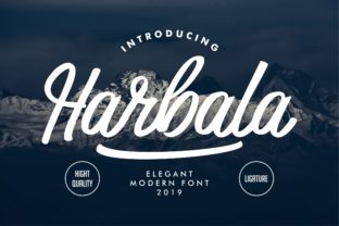 Harbala: A Bold Script Handwritten Font for Modern Web Design