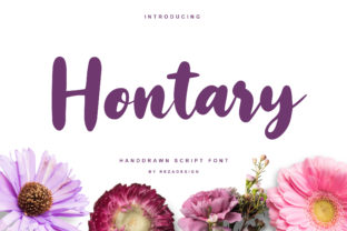 Hontary: A Charming Handwritten Font for Editorial Design