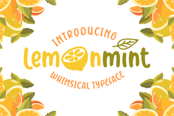 Lemonmint Typeface: A Fresh Script Handwritten Font for Editorial Design