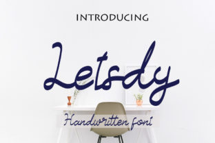 Letsdy: A Fun Handwritten Font for Creative Branding
