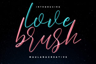 Love Brush: The Bold Handwritten Font for Romantic Campaigns