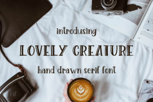 Lovely Creature: The Bold Handwritten Font for Quirky Craft Brands