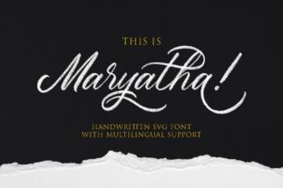 Maryatha: The Script Handwritten Font for Clearer Campaign Messaging