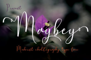 Maybey Handwritten Font Review for Editorial Design