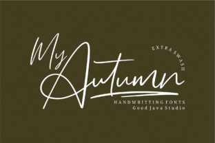 My Autumn: A Smart Handwritten Font for Editorial Design