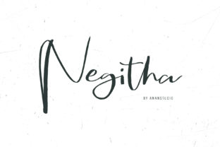 Negitha: A Contemporary Script Handwritten Font for Editorial Design