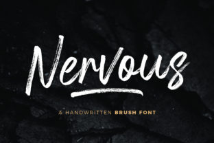 Nervous: The Bold Handwritten Brush Font for Authentic Craft Brands