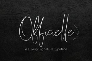 Officielle Script: A Handwritten Typeface for Modern Digital Branding