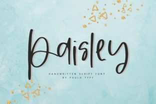Paisley: A Fresh Script Handwritten Font for Modern Branding