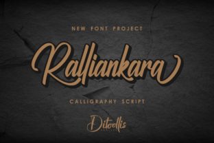 Ralliankara: A Beautiful Calligraphy Handwritten Font for Editorial Design