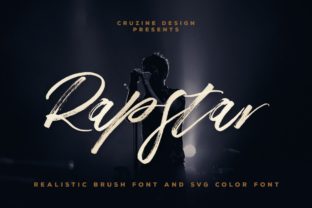 Rapstar: A Bold Handwritten Font for Dynamic Digital Design