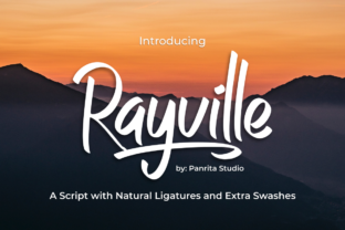 Rayville Handwritten Font Review for Crafters