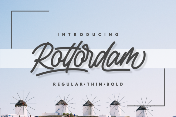 Rottordam: A Modern Script Handwritten Font for Authentic Campaign Design