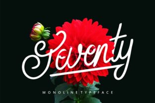 Seventy: A Stunning Monoline Script Font for Bold Branding Projects
