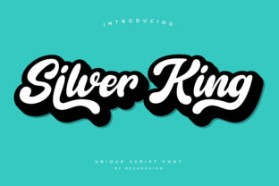 Silver King: A Bold Handwritten Font for Authentic Editorial Design