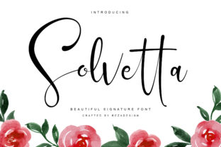Solvetta: The Charming Handwritten Font for Polished Branding