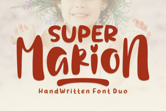 Super Marion Duo: A Script Handwritten Typeface for Editorial Design