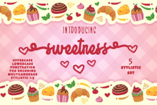 Sweetness Handwritten Font for Crafters and Small Business Branding