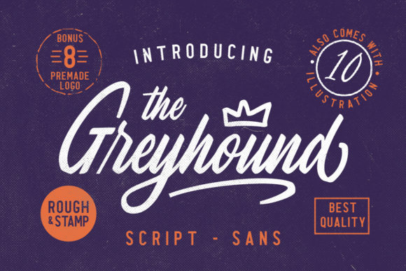 The Greyhound Family: A Script Handwritten Font for Boutique Branding