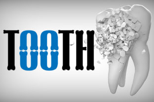 Tooth: The Uppercase Decorative Font for Bold Dental and Skeleton Branding