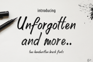 Unforgotten: A Light Handwritten Font for Authentic Editorial Design