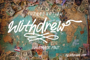 Withdrew: A Fun Handwritten Font for Authentic Craft Branding