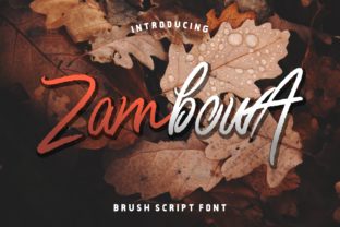 Zambowa: A Powerful Handwritten Font for Modern Craft Brands